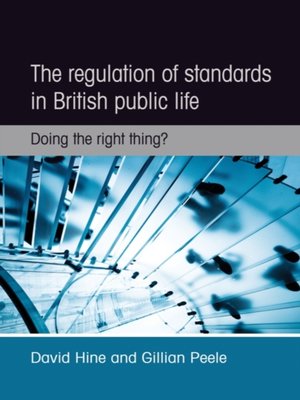 cover image of regulation of standards in British public life